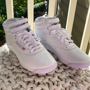 ***WORN ONCE*** Reebok Women Freestyle Hi High Top